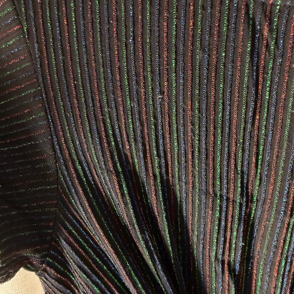 Zara Black Dress with Subtle Stripes - Picture 2 of 4